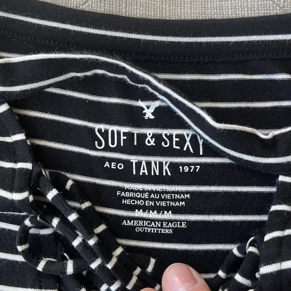 American Eagle Soft & Sexy Stripe Tank - Picture 3 of 3